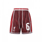 Nike X LeBron X Liverpoolo bendradarbiavimo logotipas Siuvinėtos rai&scaron;teliu juostuotos vidutinio juosmens krep&scaron;inio &scaron;ortai Vyri&scaron;ki &scaron;ortai DX0145-652 S