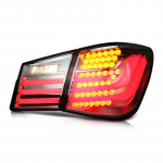 LED galinis žibintas 09-14 Cruze: Įskaitant stabdžių, atbulinės eigos ir rūko žibintus Smoked Full LED Taillight Assembly (Set)