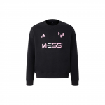 Adidas Messi Klasikinis Džemperis Su Raidžių Spaudiniu Vyri&scaron;ki Džemperiai Juodas JC6120 L