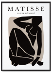 Plakat henri matisse czarna postać 21x30 cm