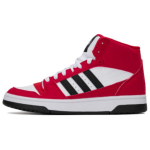 Adidas BREAK START Neslystantys Atsparūs dilimui Smūgius sugeriantys Vidutinio auk&scaron;čio Krep&scaron;inio Bateliai Vyri&scaron;ki Balti Raudoni Sportbačiai JI3405 41⅓
