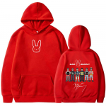 Reperio Bad Bunny Albumo Vir&scaron;elio Hoodies Debi Tirar Mas Fotos DTMF Megztinis Vyrams Moterims Drabužiai Mada Hip Hop Dydžio Negalima Dydžio Negalima S