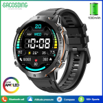 Naujas Karinis T-REX3 GPS Sekimo I&scaron;manusis Laikrodis Vyrams 1000mAh Didelė Baterija 10ATM Vandeniui Atsparus HD Bluetooth Skambutis Lauko Sporto I&scaron;manusis Laikrodis