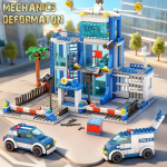 SWAT Policijos nuovada Karinio miesto modelio rinkinys Kalėjimo automobilis Policininkas Laivas Figūrėlės Modelis Statybiniai blokeliai &bdquo;Pasidaryk pats&ldquo; Žaislas vaikams Berniukams Dovana