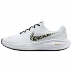 Nike Revolution 8 Balti Metalinio Aukso Moteri&scaron;ki Sportbačiai Kokoso Pienas Juodi IQ0375-126 35.5