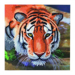 CRYSTAL ART- Kit Carte &agrave; diamanter, CCKA40, Assortie, 18x18cm