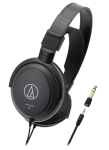 Audio-Technica ATH-AVC200 laidinės ausinės muzikai ir filmams, 6,3 mm standartinė 3,5 mm mini jungtis, juodos