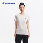Decathlon Moteri&scaron;ki trumpomis rankovėmis žygio mar&scaron;kinėliai i&scaron; merino vilnos 2XL