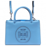 Tory Burch Ella Magnetinis Užsegimas Reguliuojamas Nuimamas Peties Dirželis Sintetinės Odos Rankinė Pirkinių Krep&scaron;ys Per Petį Rankinė Mini 145613-400 Basic Set (Bag+Dust Bag)