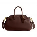 Coach Empire Carryall 26 Logotipo Užtrauktukas Odinė Crossbody Petinė Rankinė Vidutinė Moteri&scaron;kos rankinės Klevas CU066-B4MPL Basic Set (Bag+Dust Bag)