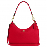 Coach Teri 29 Logotipo Užtrauktuku Užsegamas Odinis Crossbody Pečių Krep&scaron;ys Didelis Moteri&scaron;kas krep&scaron;ys Raudonas CV935-IMUP7 Basic Set (Bag+Dust Bag)