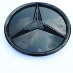 1 vnt. Priekinių grotelių žvaigždės logotipo ženklelis Veidrodžio emblema 3D ABS logotipas Mercedes-Benz W205 W176 W212 W218 C117 CLA GLA CLS GLC klasei W205