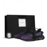 Adidas Originals Yeezy Boost 350 V2 Night Song Ra&scaron;alo dėmės Neslystantys žemi kasdieniai batai Unisex Juodi Purple HQ4540(Komanda368-) 36