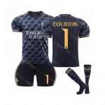 23/24 Nauji Real Madrid i&scaron;vykos futbolo treniruočių mar&scaron;kinėlių rinkiniai (Nr. 1 COURTOIS) 110