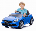 Akumuliatorinis automobilis Mercedes Benz Slc300 Kabrioletas Vaiki&scaron;kas automobilis su pulteliu Mėlynas