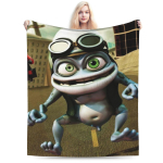 Crazy Frog animacinis pledas Itin mink&scaron;ti pledai sofai 50x60 colių Įvairių dydžių Pliu&scaron;inė plona antklodė 150x200cm