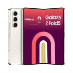 Samsung Galaxy Z Fold5 5G sulankstomas i&scaron;manusis telefonas, dviejų SIM kortelių 512GB balta