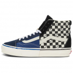 Vans Premium Clash the Wall &Scaron;achmatinė - Juoda Mėlyna Unisex Kedai Balti VN000CNKBKC 44
