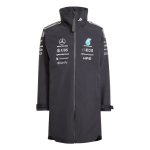 Adidas MERCEDES AMG PETRONAS FORMULA 1 KOMANDOS LIETAUS PARKA Paltai Vyri&scaron;ki KF6051 M gray