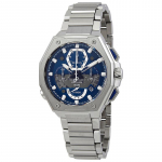 Bulova vyri&scaron;kas kvarcinis sidabrinis laikrodis 96B349 sidabras