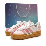 Adidas VL Court Bold Milk Candies Cat Step Neslystantys Atsparūs dilimui Žemi Teniso Batai Moteri&scaron;ki Rožiniai IH3083(Komanda2480--) 37⅓