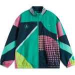 Li Ning Sportinio Gyvenimo Būdo Serija Spalvų Bloko Užtrauktukas Stovintis Apykaklė Patogus Kvėpuojantis Laisvas Vėjo Striukė Unisex Vir&scaron;utinis Drabužis AFDUC05-2 S