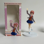 Doki Doki Literatūros Klubas Sayori Anime Figūrėlė Statinė Stovinti PVC Modelis Dėžutėje Darbalaukio Dekoracija Kolekcionuojama Dovana Tinka Anime Gerbėjams