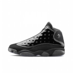AJ13 Juodos ir baltos spalvos Panda, Juodas katinas, Obsidianas, Lakers Auk&scaron;tos kokybės auk&scaron;takulniai Unisex krep&scaron;inio bateliai 42 black