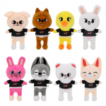 Skzoo Stray Kids Leeknow Hyunjin Pliu&scaron;inis Žaislas Nauja Pliu&scaron;inė Lėlė Miela Dovana Wanderlust basics - 8 piece set 1pcs