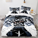 Kamado Tanjirou patalynės komplektas Viengulis Twin Pilnas Queen King Dydžio Demon Slayer Patalynės Komplektai Suaugusiems Vaikams Miegamojo Antklodės Užvalkalų Rinkiniai 3D Anime 33 135cmx200cm