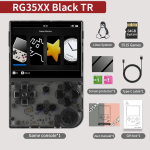 ANBERNIC RG35XX Plus/RG35XX Retro delninė žaidimų konsolė 3,5&Prime; IPS ekranas Linux Ne&scaron;iojamas vaizdo žaidimų grotuvas Palaiko HD-M-I TV i&scaron;vestį