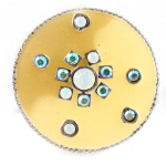 Les Tr&eacute;sors De Lily [E0308] - Bague Cr&eacute;ateur 'Mimosas' Beige smėlis