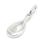 Altesse [G6956] - Pendentif Argent 'C&acirc;lin' Blanc sidabras