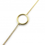 Les Tr&eacute;sors De Lily [N6815] - Bracelet Plaqu&eacute; Or 'Zen' dor&eacute;