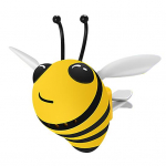 &bdquo;Bee Car Auto Outlet Vent&ldquo; kvepalų klipas &bdquo;Scent Ornament Fragrance&ldquo; oro gaiviklis geltona