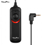 &bdquo;YouPro E3&ldquo; tipo užrakto atleidimo kabelio laikmačio nuotolinio valdymo pultas 1,2 m / 3,9 pėdos kabelio pakeitimas, skirtas &bdquo;Canon&ldquo; juoda