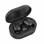 TWS E7S Bluetooth ausinės belaidės ausinės, skirtos Xiaomi Redmi triuk&scaron;mą slopinančioms ausinėms su mikrofonu, laisvų rankų įranga juoda