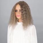 LISI HAIR Moterų pečių ilgio Kukurūzų Perm plaukų priauginimas dengia plaukų segtukus ant galvos Sintetinio pluo&scaron;to plaukų priauginimas 30 cm