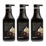 FARM STAY maitinamasis juodųjų česnakų &scaron;ampūnas 530 ml (3 variantai) 3pcs