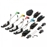 Lixada Wireless Fishing Bite signalizacijos rinkinys Skaitmeninis žvejybos signalizacijos rinkinys 1 imtuvas plius 4 signalizacijos karpiams