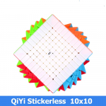 QiYi 10x10 Professional 100 ant 100 Rubix Magic Cube Rubicks Antistresinis greitis galvosūkis Magico Hungarian Cubo
