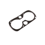 Carbon fiber ABS For BMW 3 Series G20 G28 + Cup Holder Decoration Frame Trim Carbon fiber abs gray