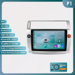 Hizpo 8G+128G 2din Android 12 Car Radio, skirtas Citroen C4 C-Triomphe C-Quatre 2004-2014 Multimedia Video 4G Carplay RDS DSP GPS Navigaion DAB Autoradio HC1 4Core 1G 32G