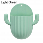 Dantų &scaron;epetėlio laikiklis Buitinė sienelė Lipni besiūlė kaktusų laikymo lentynėlė skutimosi priemonė Tvarkyklės kanalizacijos lentynėlė Vonios kambario priedai žalia