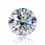 &bdquo;Cellacity&ldquo; spalvoti palaidi moissanito akmenys 0,5&ndash;3CT &bdquo;Rainbow Pi&ldquo; juodi moissanitai, blizgantys puikūs papuo&scaron;alai, apvalūs laboratorijoje i&scaron;auginti deimantai 9MM - 3 CT(1 pcs) balta