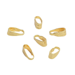 10 vnt. vario pakabuko segtuko jungtis, karoliukai papuo&scaron;alai 3x7mm 10pcs auksas