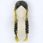 75 cm Anime Tokyo Revengers Haitani Ran Haitani Rindo perukas Cosplay perukas Tenjiku Rokuhara Tandai Double Long Twist Braid plaukų perukas