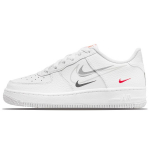 Nike Air Force 1 Low GS Daugiaspalviai Swoosh vaiki&scaron;ki kedai Balti Dalelių Pilki &Scaron;viesūs Dulkėti DO6486-100 36.5