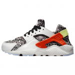 Nike Huarache Run SE GS Doodle Vaikų sportbačiai Balti Summit-White Pikanti&scaron;kai raudoni DV2243-100 36