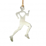 Vyrai Moterys Bėgikas Sniego senelis Kabantis Dekoracija Tu&scaron;čiavidurė Meilės &Scaron;irdelė Sunkaus metalo amatų bėgimas berniukui Mergaitei Ornamentas pakabukas Sporto entuziasto dovana Mens